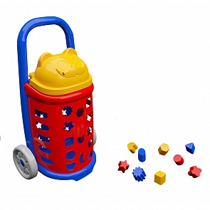 Конструктор - Волшебные детали, 27 штук в тележке (Terides, Т6-081)